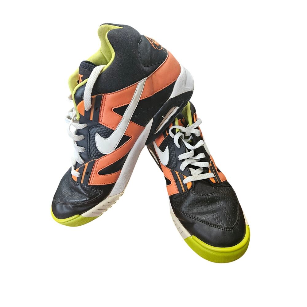 Nike Total 90 T90 Indoor Soccer Shoes Black Orange Volt Men’s 14